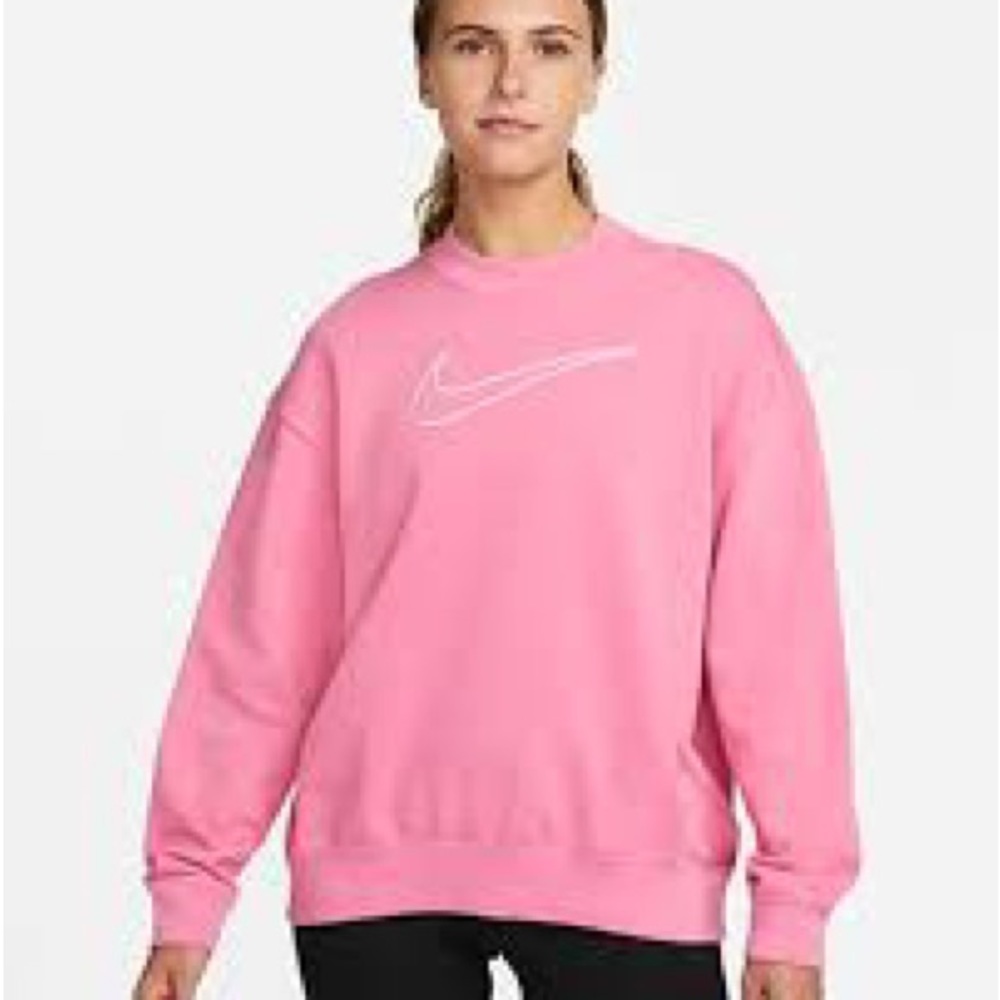 NIKE dri-fit pink sweatshirt
